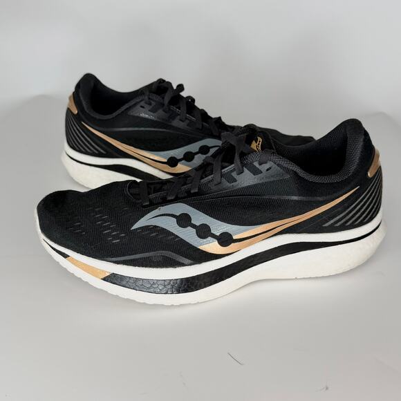 Saucony Endorphin Speed 3 Goldstruck Running Sneakers Black S20597-40 Men 12.5 - Picture 1 of 14